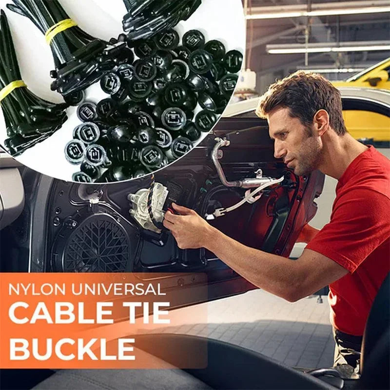 Nylon Cable Ties - Self-Locking Zip Ties for Automotive & General Use