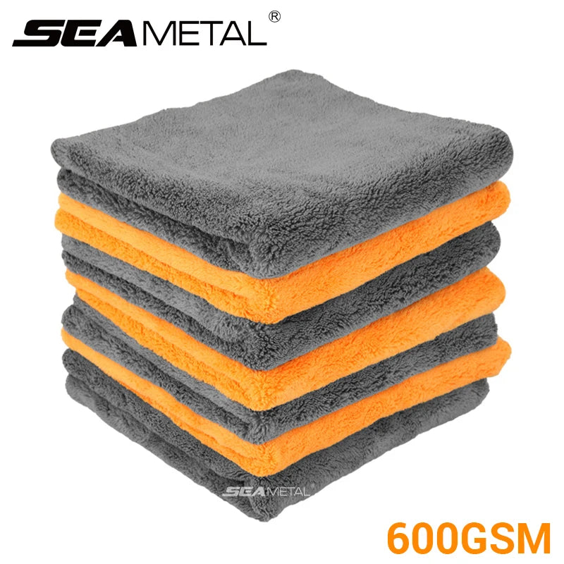 Premium Microfiber Car Detailing Towels - Ultra-Absorbent Drying Cloths