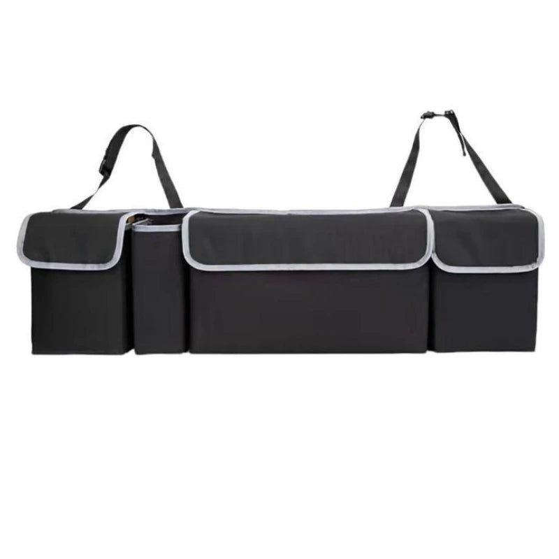 SUV Trunk Backseat Organizer - 4-Pocket Hanging Storage Bag for Cars, Trucks & MPVs