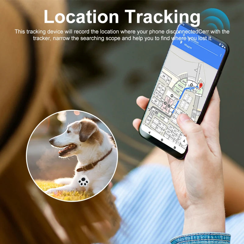 Bluetooth Item & Pet Tracker – Anti-Loss Finder for Keys, Bags, Pets & Car Parking