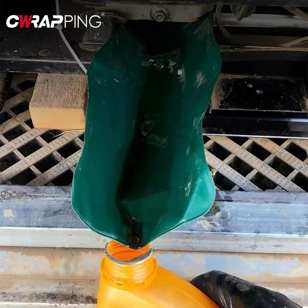 Flexible Oil Draining Funnel - Universal Car & Motorcycle Tool