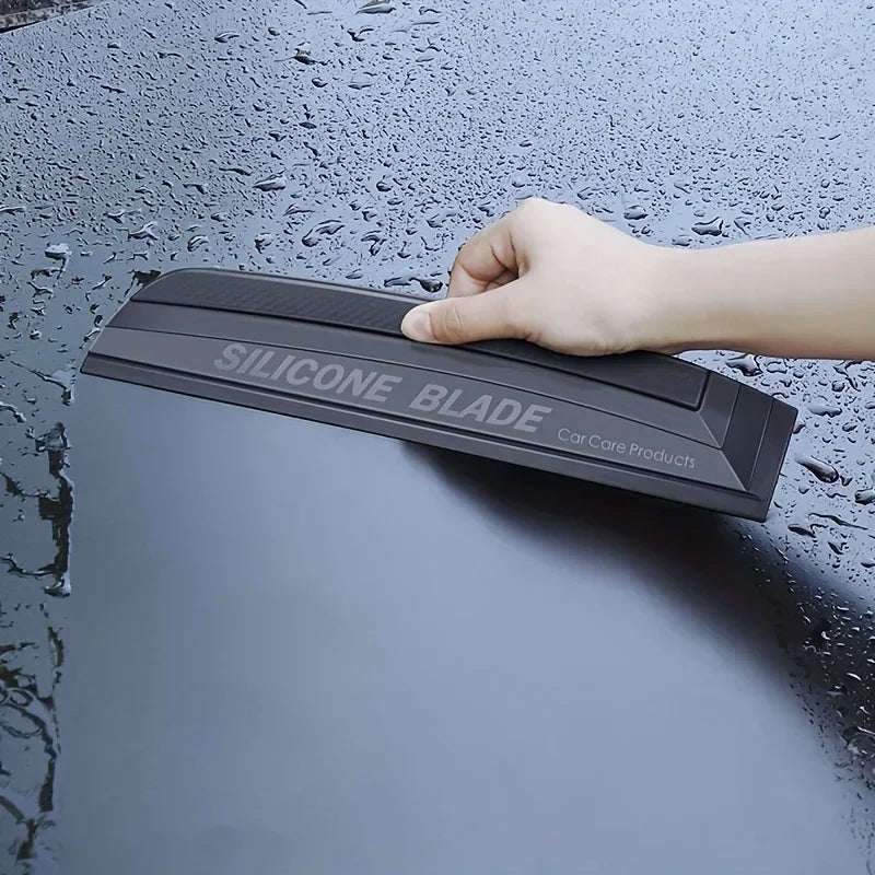 Silicone Car Water Wiper & Squeegee – Non-Scratch Drying Blade for Windows, Roof & Bodywork