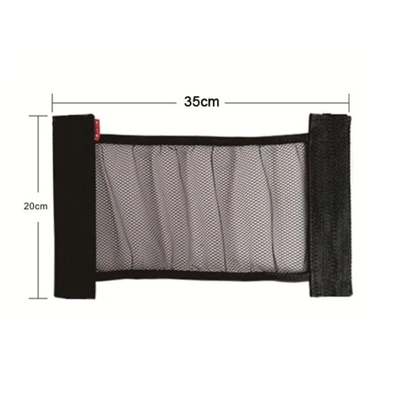 Car Trunk Storage Net Organizer - Elastic Mesh Holder for Fire Extinguisher & Cargo