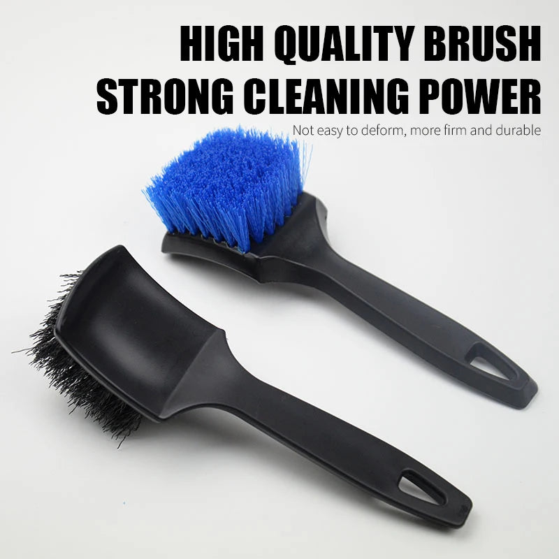 Tire and Wheel Cleaning Brush - Deep Clean Rims and Tires