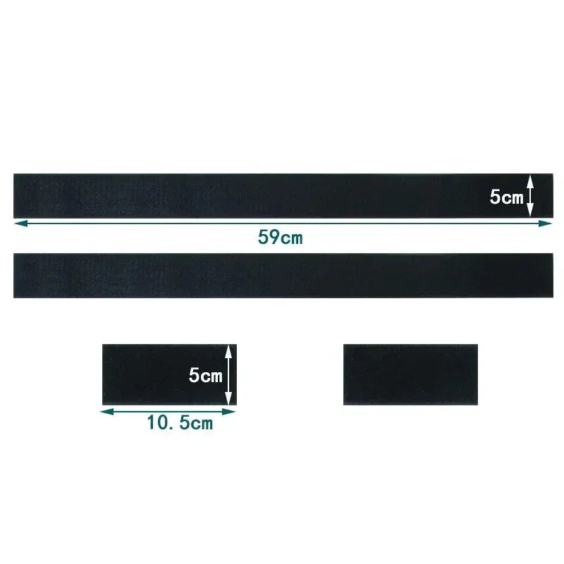 Car Trunk Velcro Securing Straps - 2-Piece Set for Fire Extinguisher & Cargo Organization