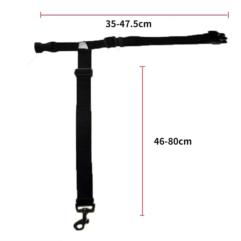 Pet Car Seat Belt - Adjustable Safety Harness for Dogs & Cats