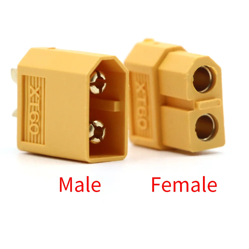 XT Bullet Connectors - High-Amp Power Plugs for RC Batteries (10-Piece Set)