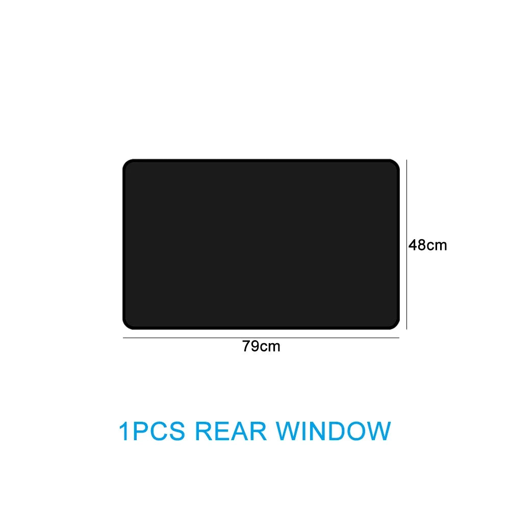 Magnetic Car Window Sunshade - UV Protection Privacy Curtain for Side & Rear Windows