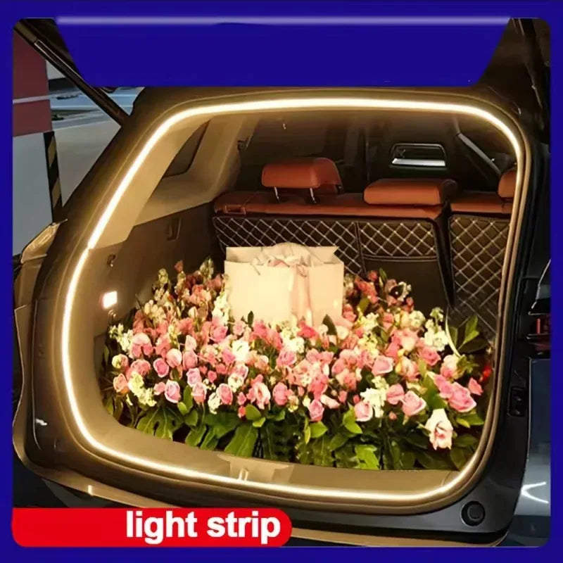 Car Trunk LED Light Strip – Auto-Sensing, IP65 Waterproof, 12V