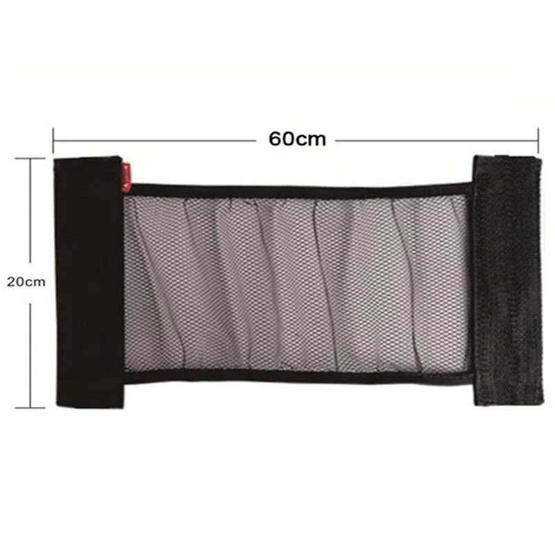 Car Trunk Storage Net Organizer - Elastic Mesh Holder for Fire Extinguisher & Cargo