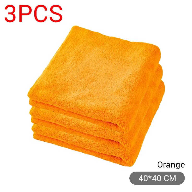 Premium Microfiber Car Detailing Towels - Ultra-Absorbent Drying Cloths