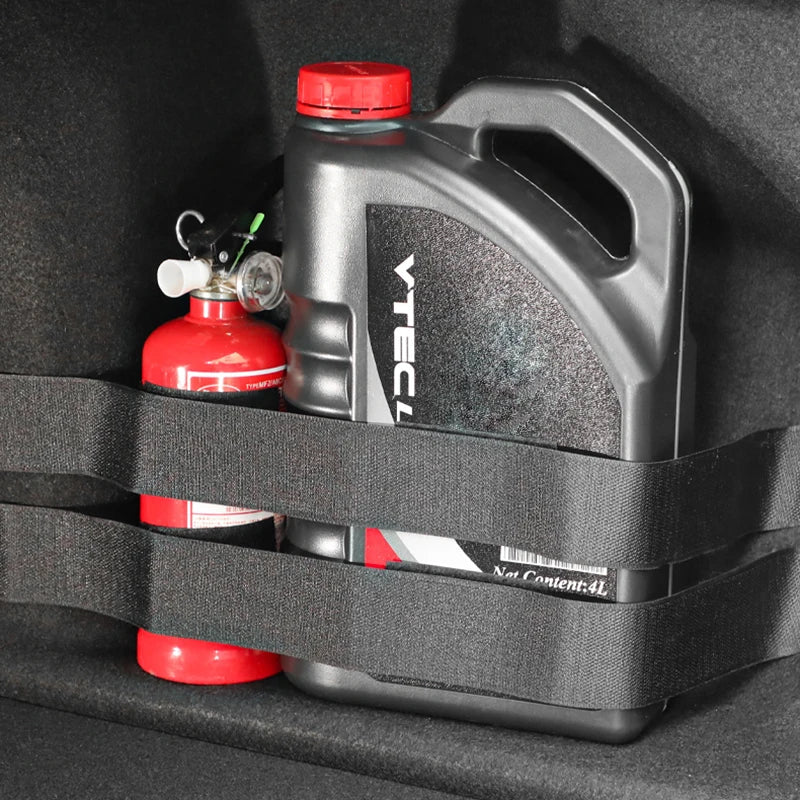 Adjustable Trunk Organizer Strap - Secure Storage for Car Essentials
