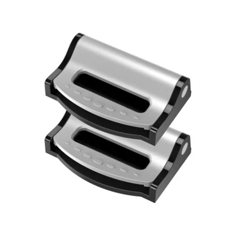 Seat Belt Buckle Clips 2-Pack - Anti-Slip Safety Stoppers