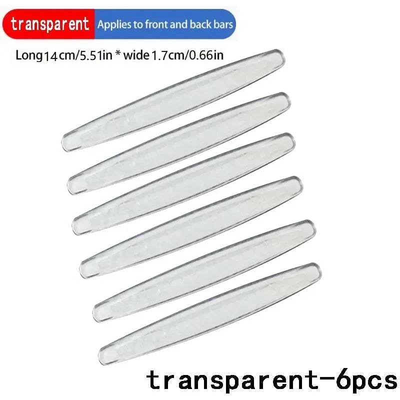 Bumper Corner Protector Guards - Universal Anti-Collision Strips (4-6 Pack)