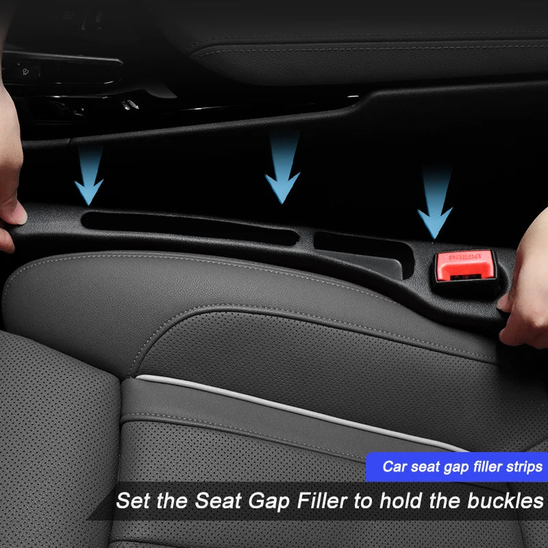 Car Seat Gap Filler - Universal Seat Crevice Organizer (2-Pack)