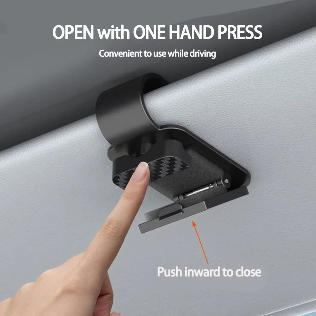 Sun Visor Sunglasses Holder - Keep Your Eyewear Within Reach
