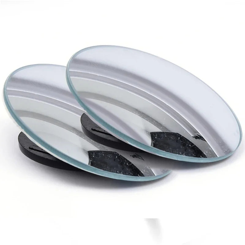 360° Convex Blind Spot Mirrors – HD Wide-Angle Auxiliary Mirrors (Set of 2)