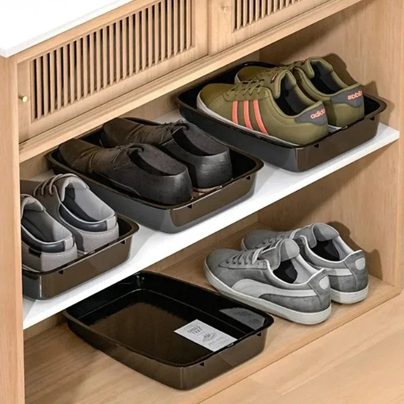 Car Under-Seat Shoe Storage Tray - Waterproof Organizer for Wet Shoes & Umbrellas