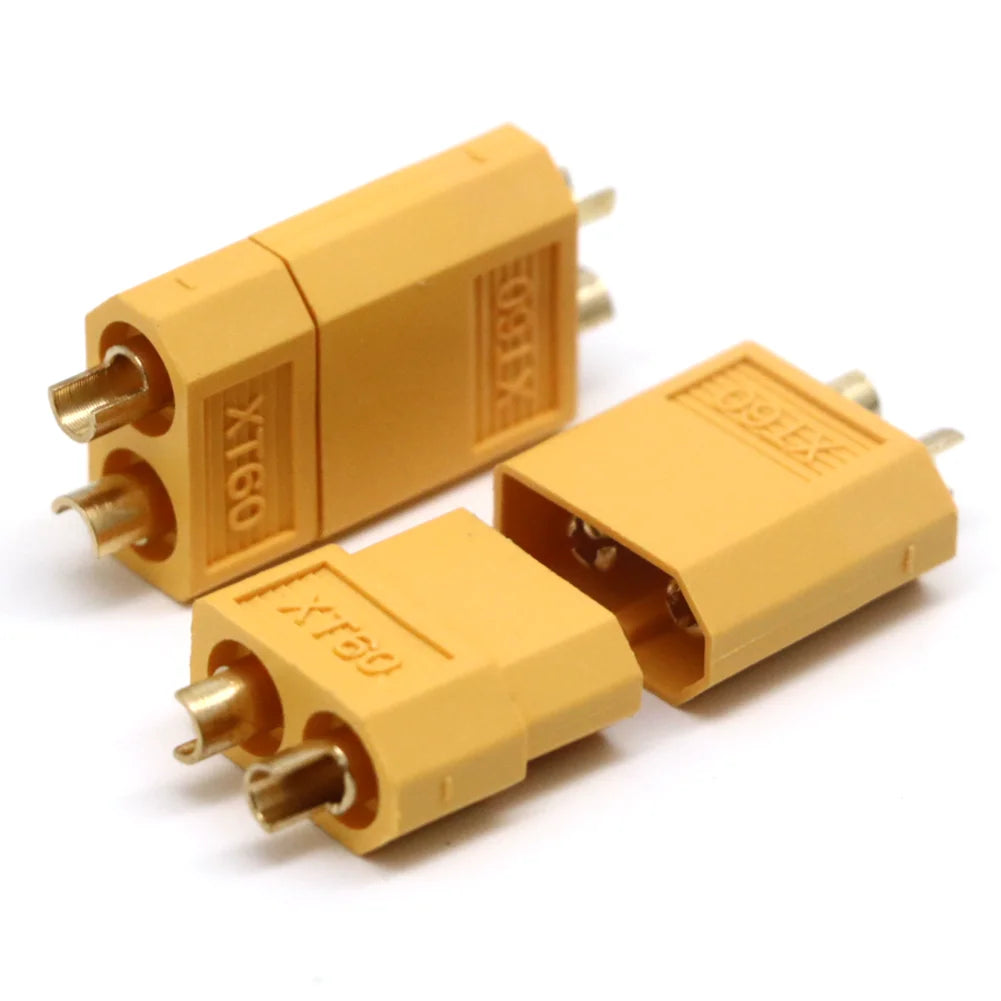 XT Bullet Connectors - High-Amp Power Plugs for RC Batteries (10-Piece Set)