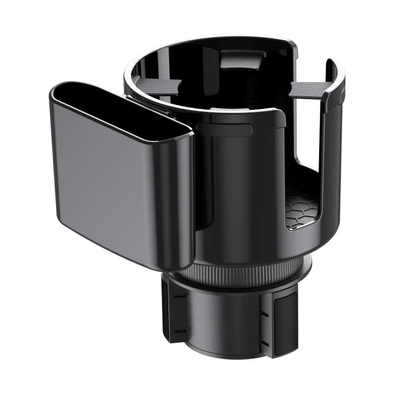 2-in-1 Cup Holder Expander - Adjustable Organizer with Phone Holder
