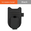 Magnetic Car Sunglasses Holder - Premium PU Leather Visor Clip for Glasses & Cards