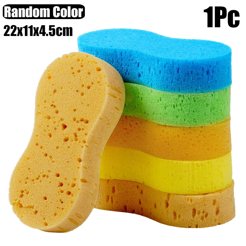 Honeycomb Car Wash Sponge - Large High-Density Foam Cleaning Block
