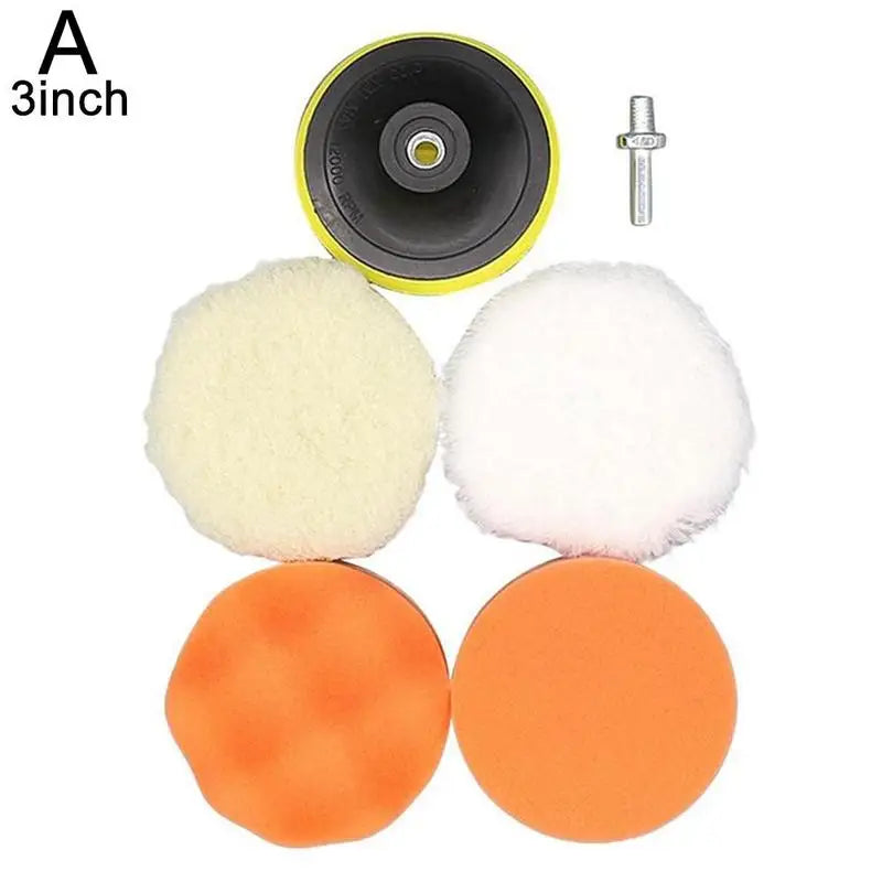 Car Polishing Pad Set - Professional Buffing Kit for Drill