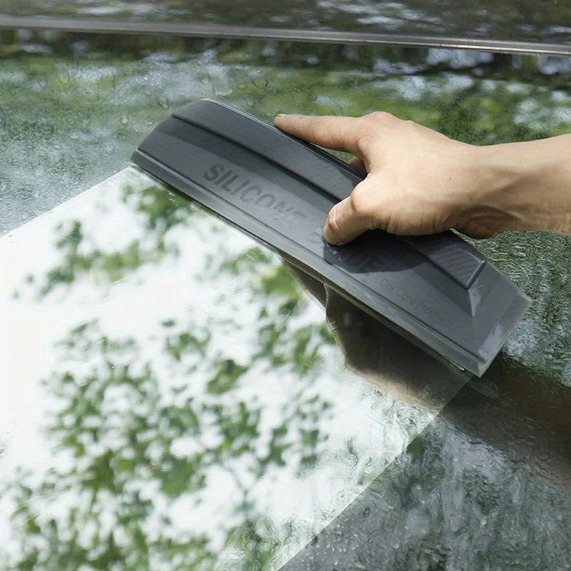 Silicone Car Water Wiper & Squeegee – Non-Scratch Drying Blade for Windows, Roof & Bodywork