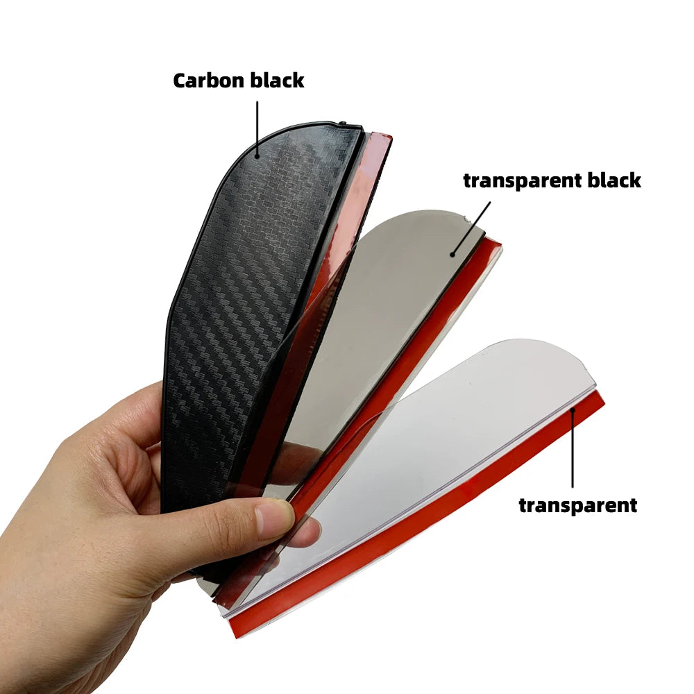 Car Rearview Mirror Rain & Sun Visors – Waterproof Protective Covers (Set of 2)