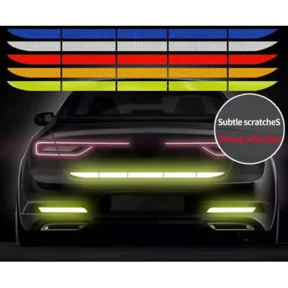 Reflective Safety Tape - Car Warning Stickers for Night Visibility