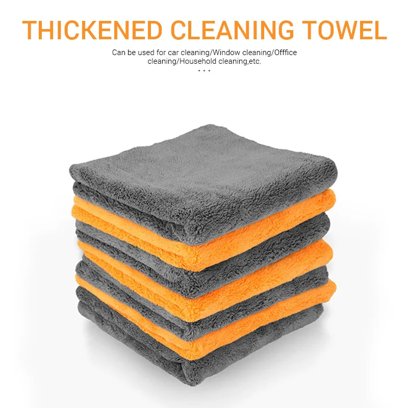 Premium Microfiber Car Detailing Towels - Ultra-Absorbent Drying Cloths