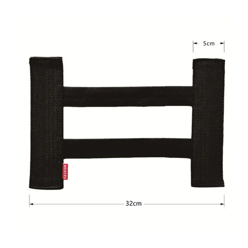 Car Trunk Storage Net Organizer - Elastic Mesh Holder for Fire Extinguisher & Cargo