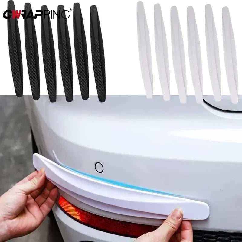 Bumper Corner Protector Guards - Universal Anti-Collision Strips (4-6 Pack)
