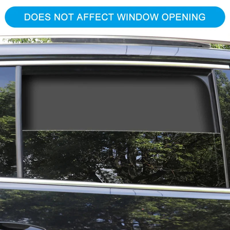 Magnetic Car Window Sunshade - UV Protection Privacy Curtain for Side & Rear Windows