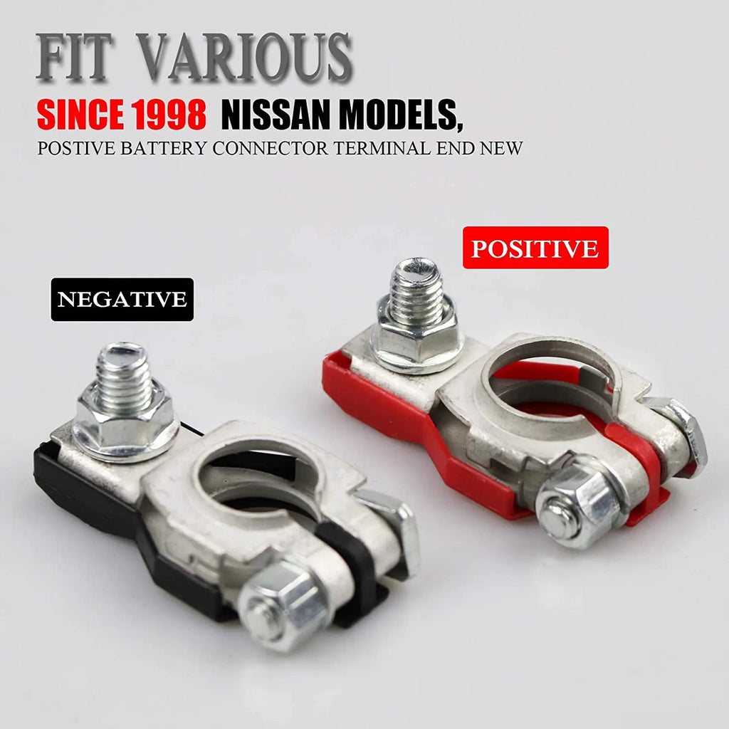 Quick Release Battery Terminal Clamps - Heavy-Duty Copper Connectors for 12V/24V Batteries