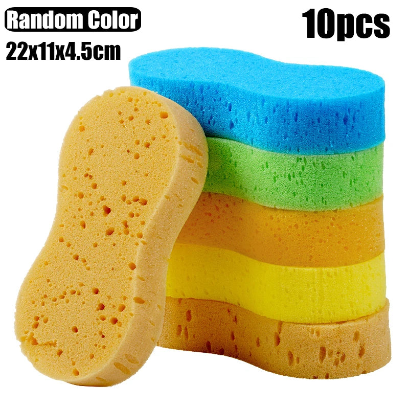 Honeycomb Car Wash Sponge - Large High-Density Foam Cleaning Block