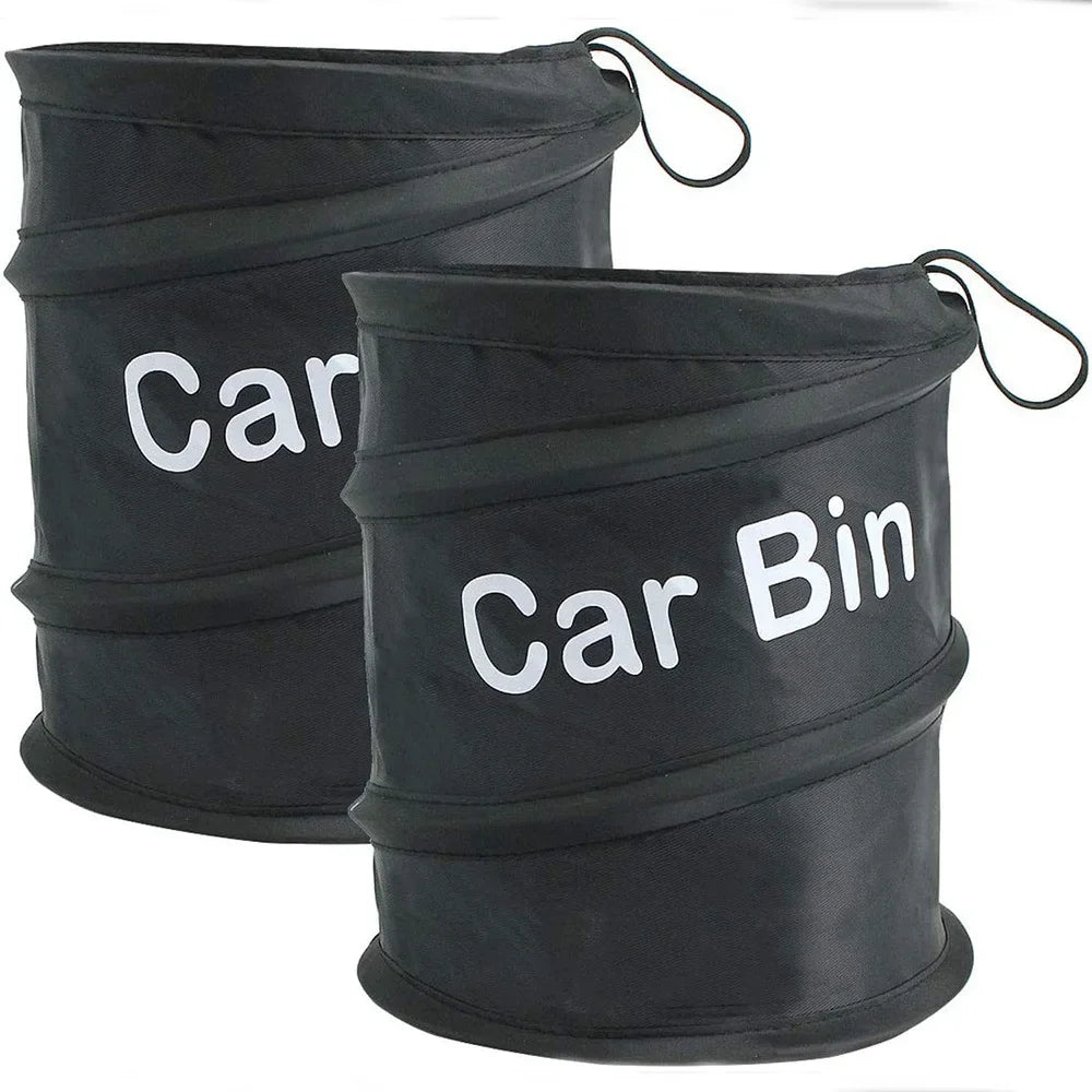 Collapsible Car Trash Can - Portable Waterproof Waste Basket